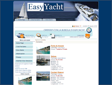 Tablet Screenshot of easyyacht.it